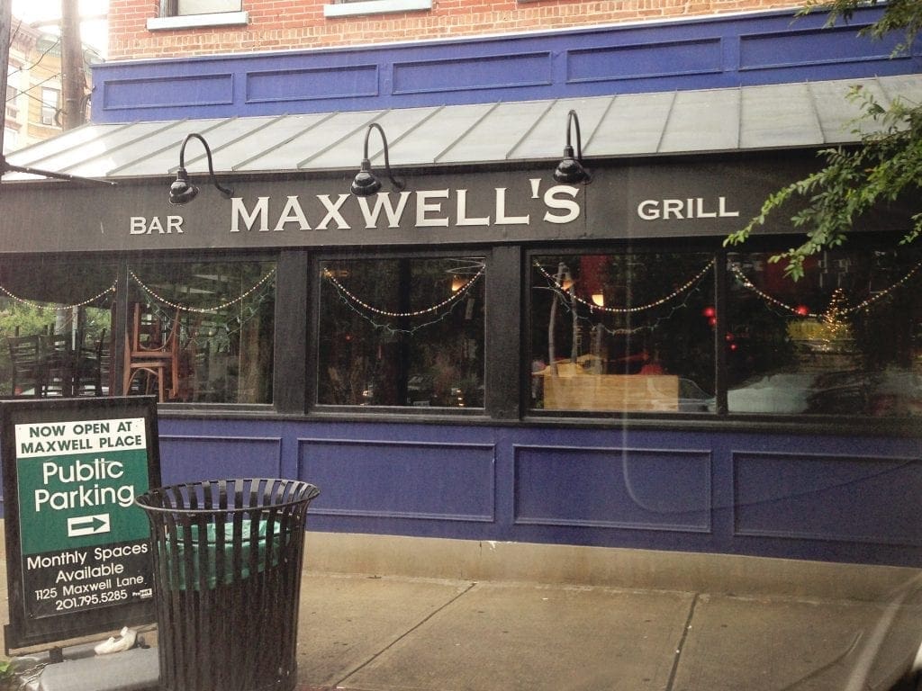 Maxwell's in the rain today. (We didn't plan this.)
