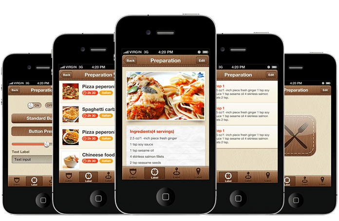 food apps iphone