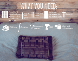 what you need pallet headboard