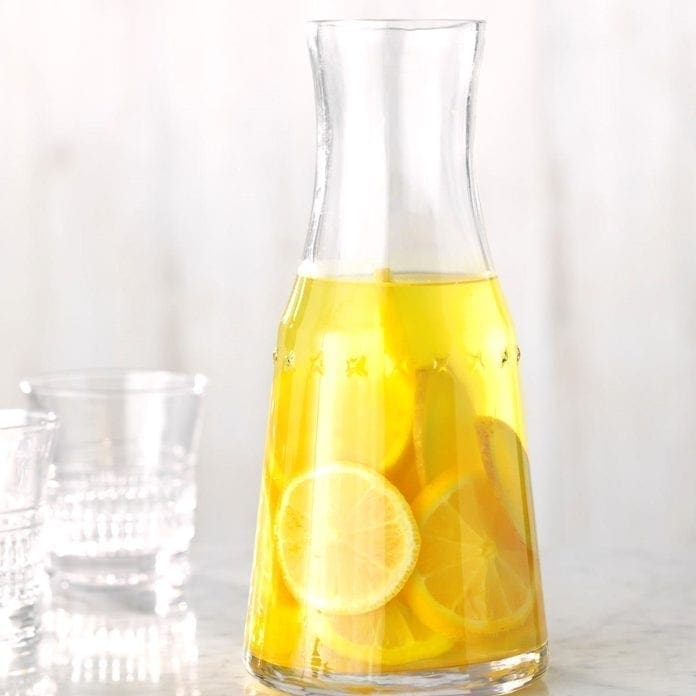drink lemon water every day