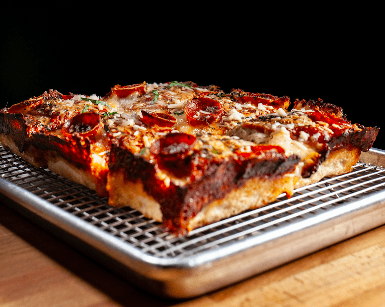 Detroit-style pizza in New Jersey