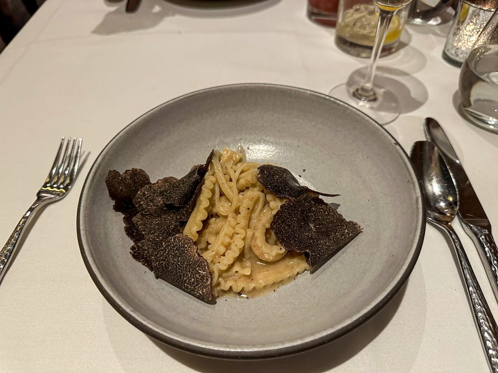 black truffle pasta Summit House