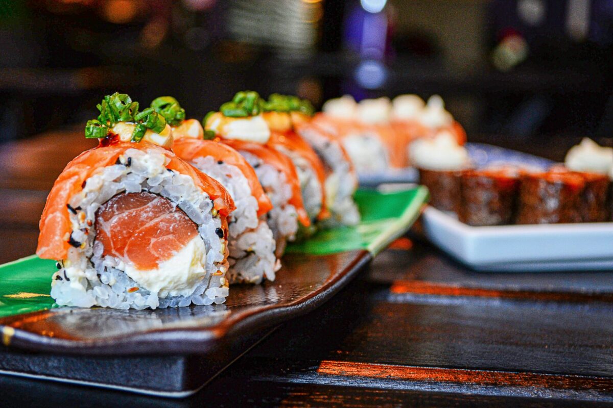 salmon sushi at all you can eat sushi and buffets in new jersey