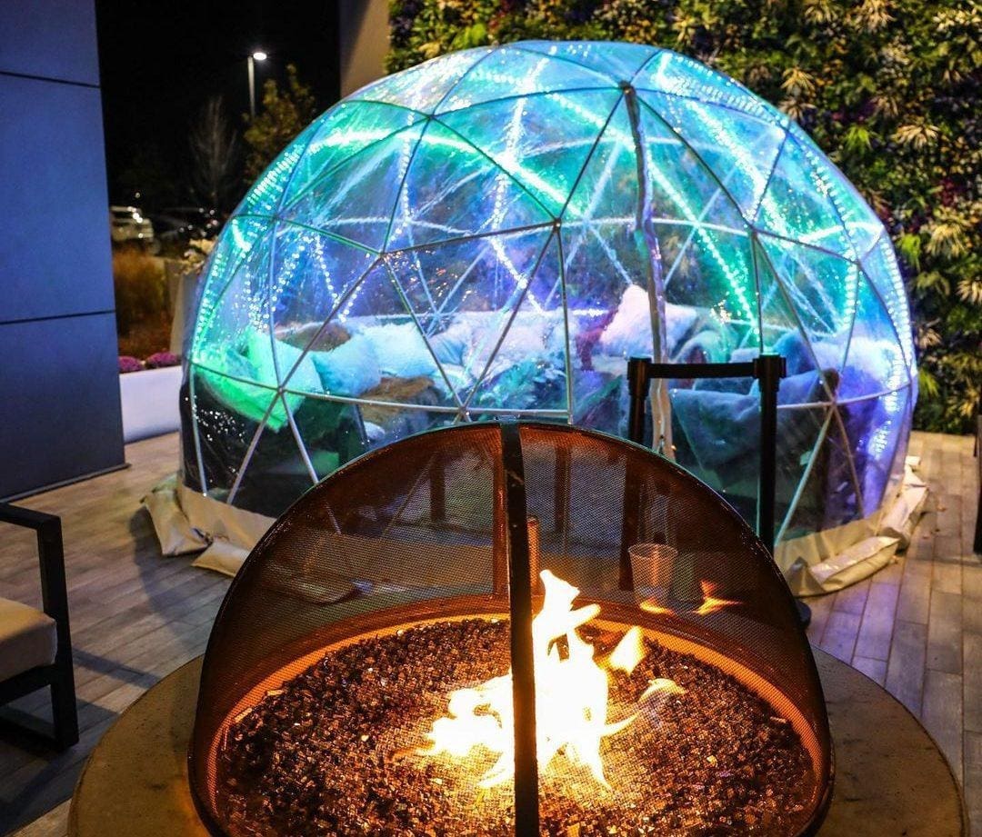 outdoor dining igloos nj