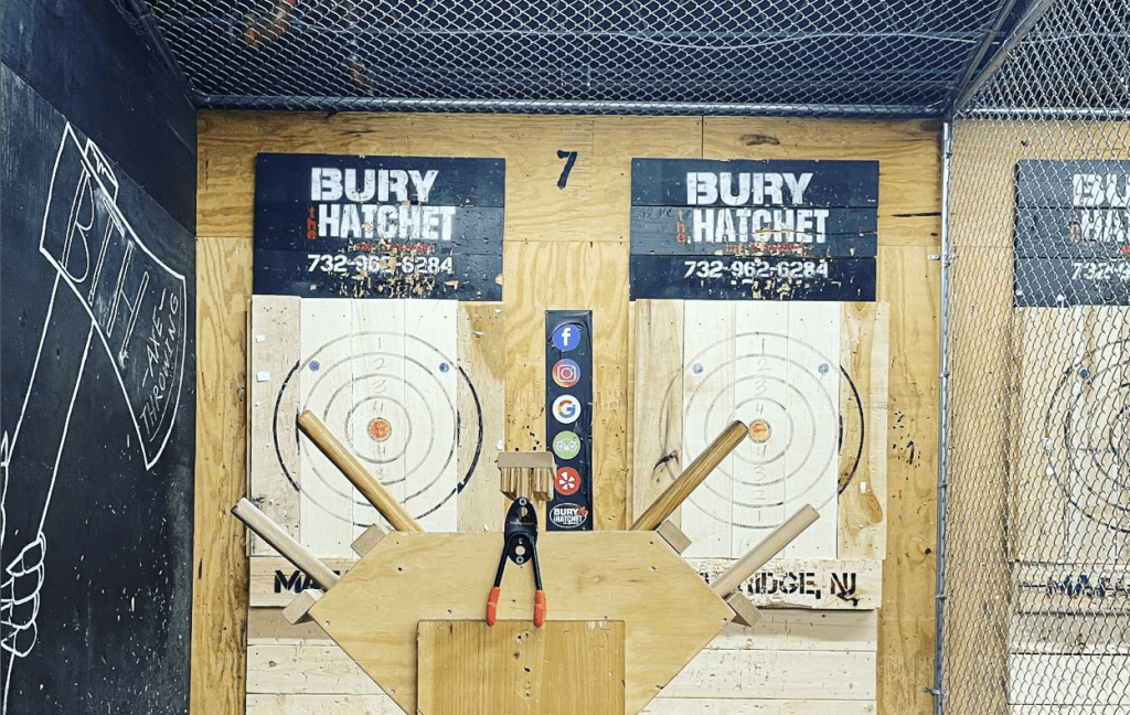 Axe throwing in NJ