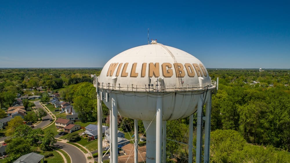 NJ water towers