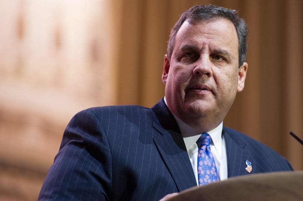 Former New Jersey Governor Chris Christie