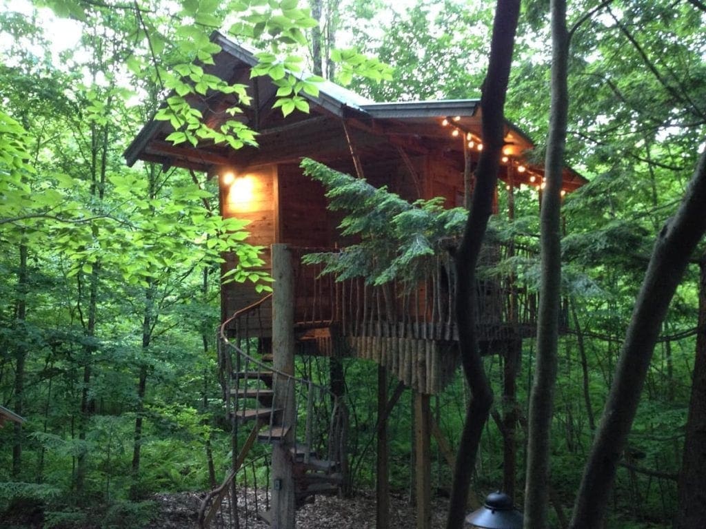 7 treehouses in upstate new york