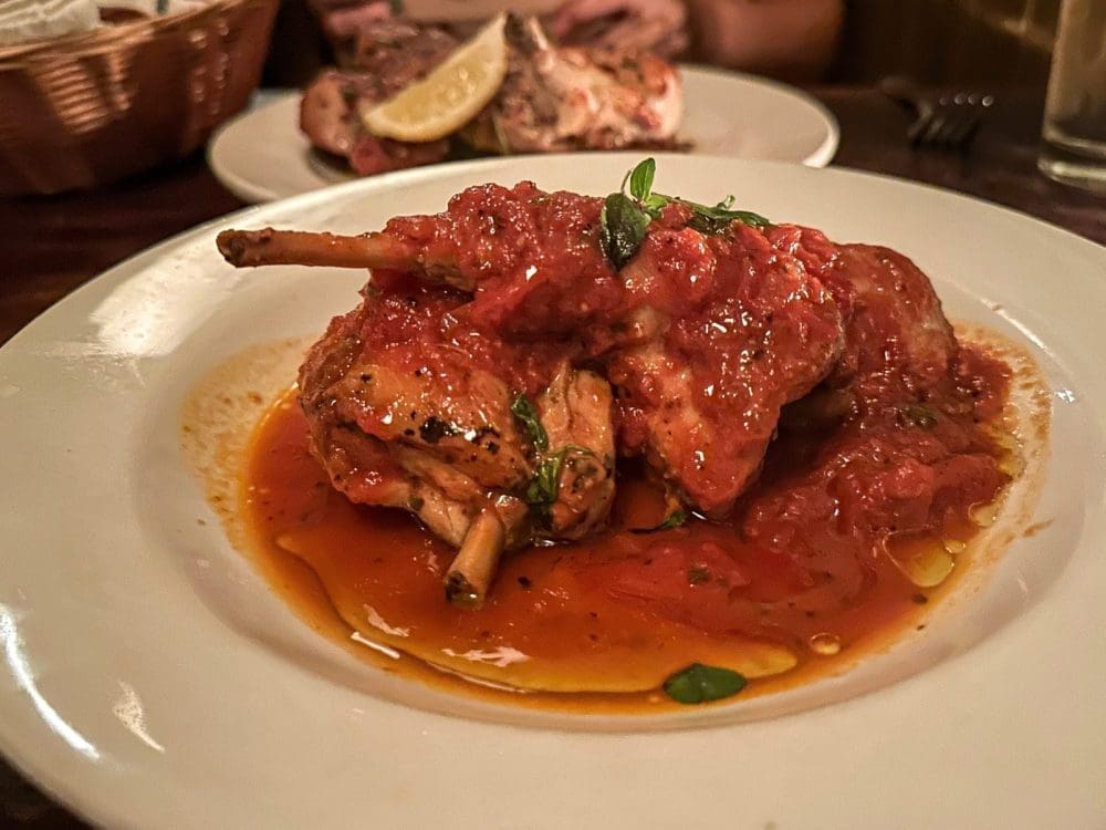 Stewed rabbit