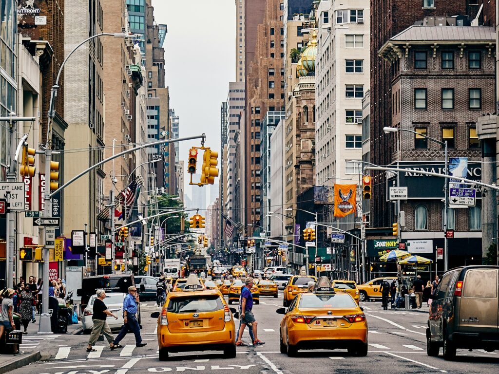 NYC during rush hour