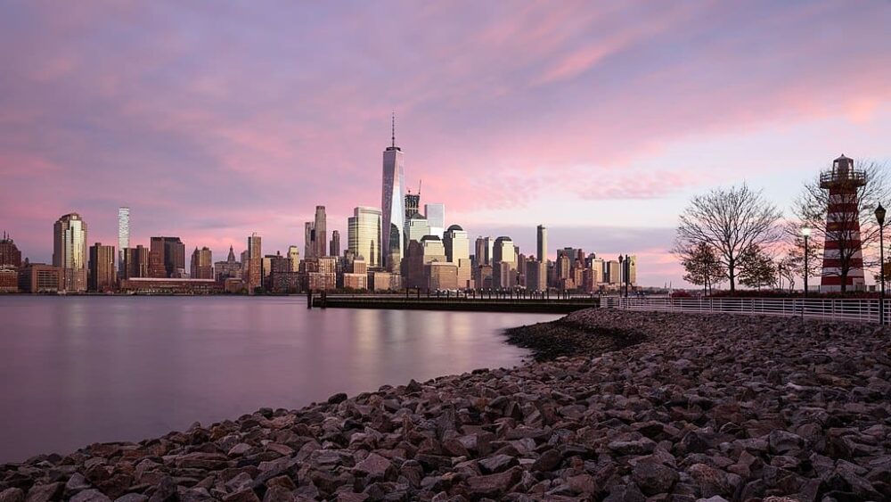 Lower Manhattan from Jersey City