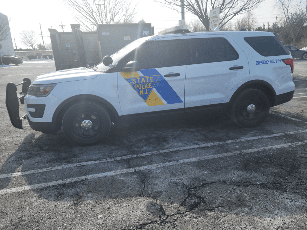 NJ State Police vehicle