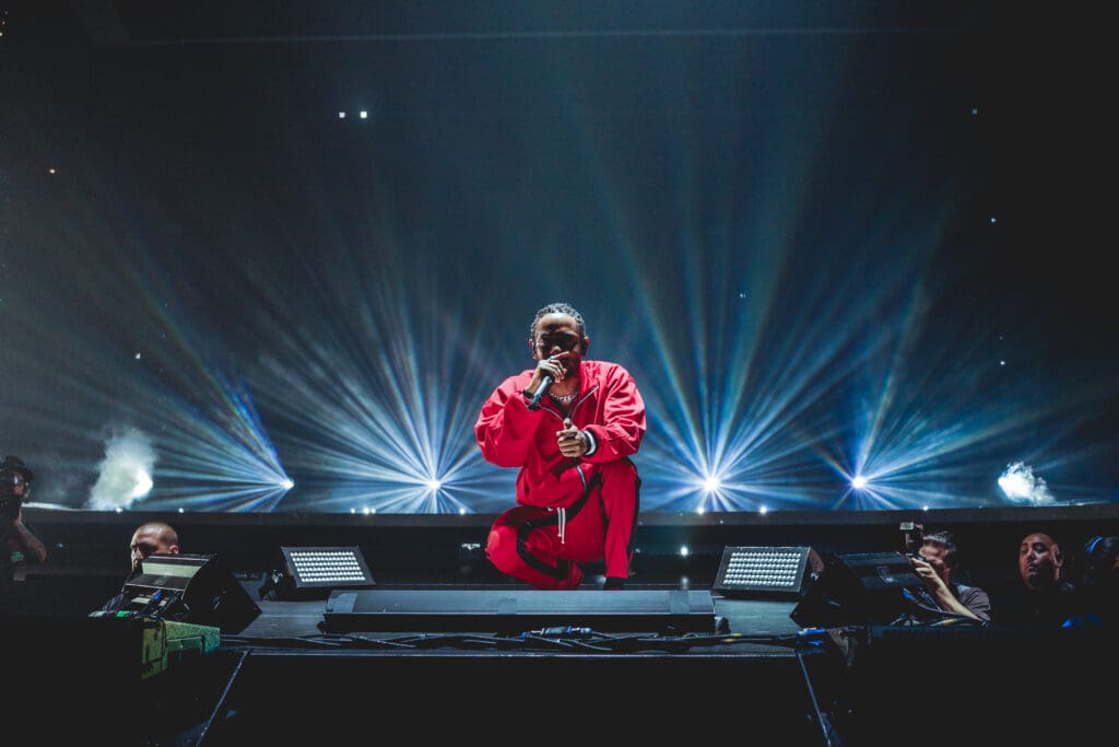 Kendrick Lamar performing