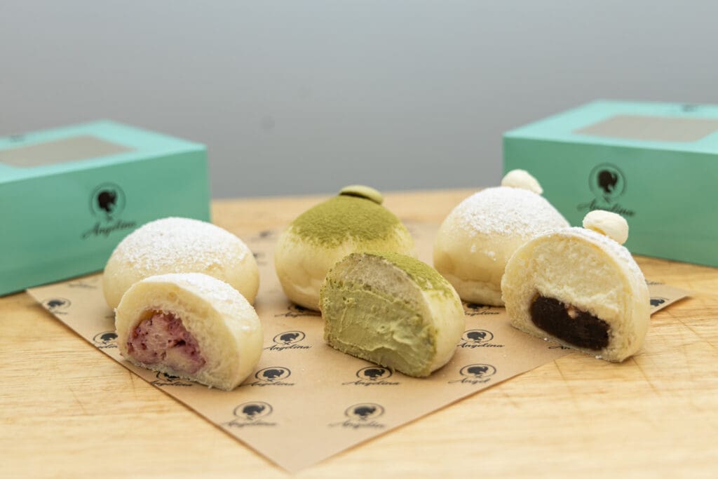 Assorted mochi balls