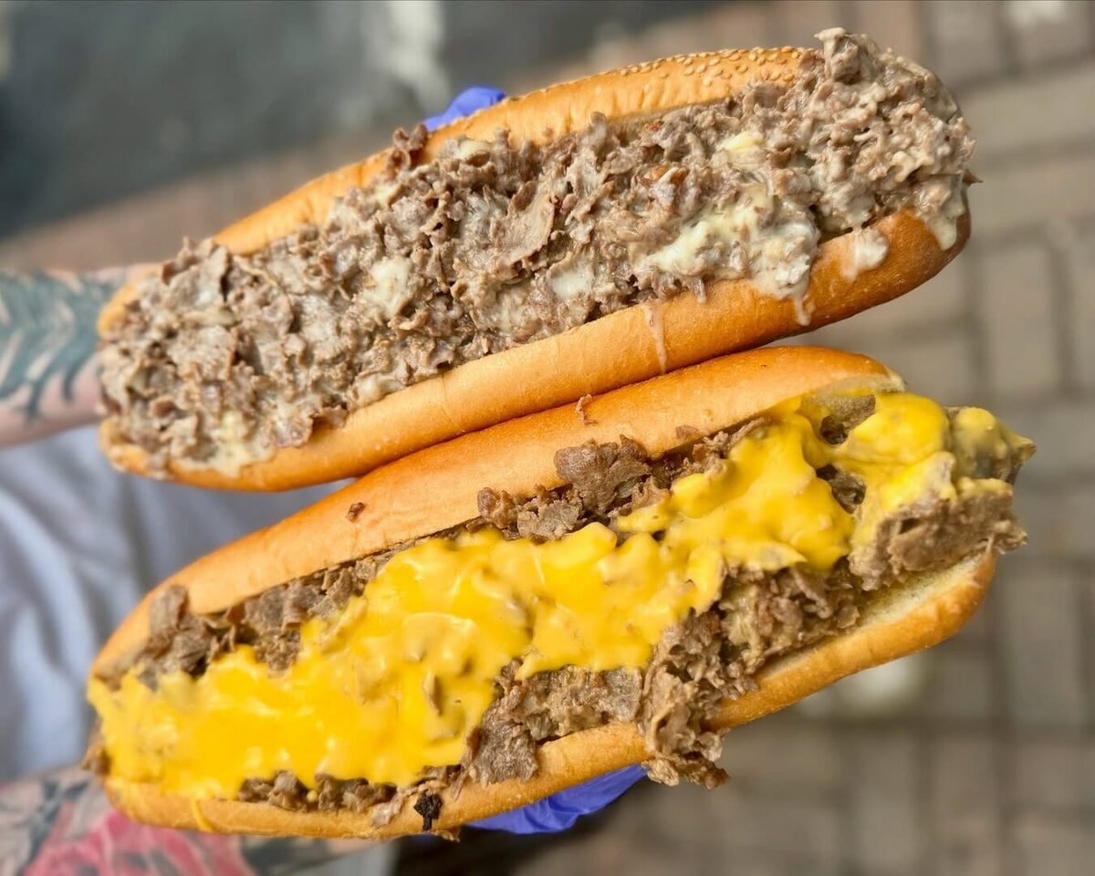 2 Cheesesteaks from Lillo's Tomato Pies in Hainesport, NJ