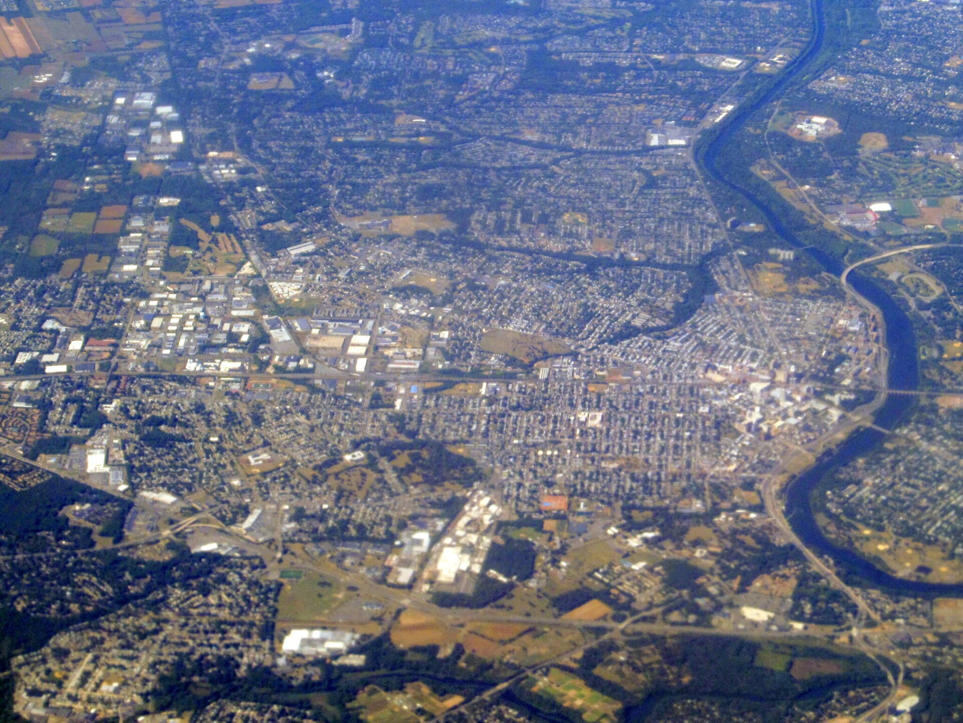 New Jersey aerial view
