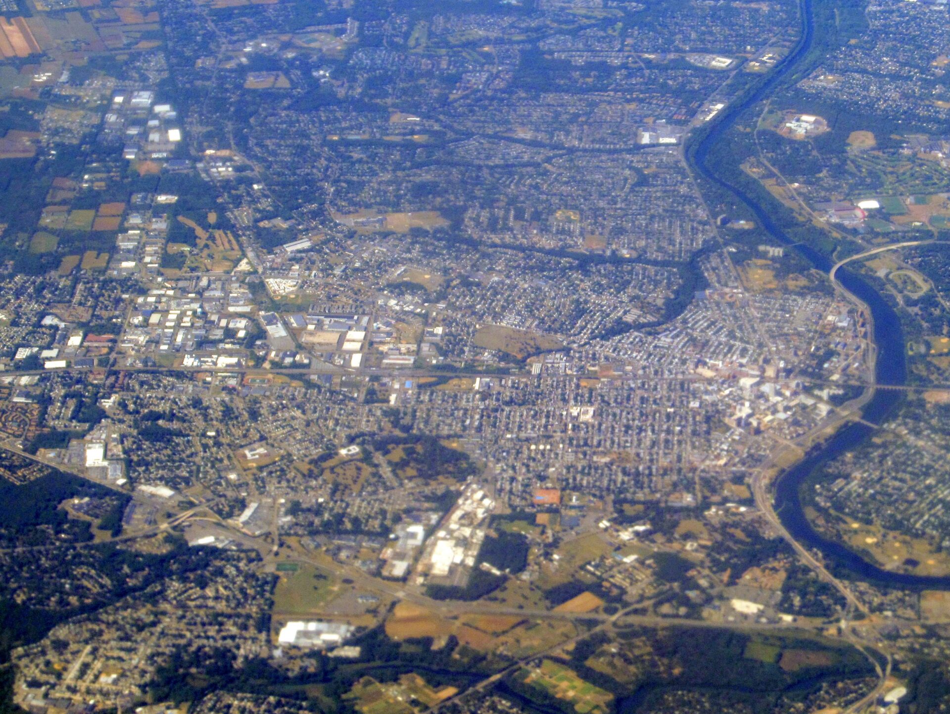 New Jersey aerial view