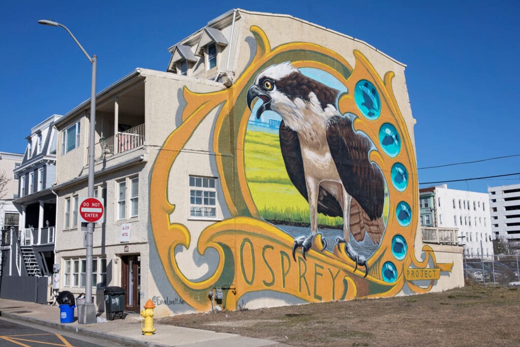 One of the many murals in Atlantic City