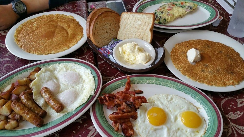 A breakfast spread at Gilchrist