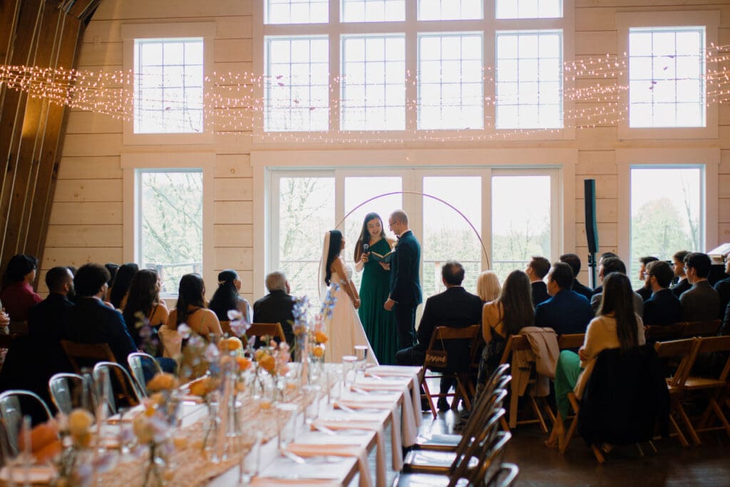 The Farm at Glenwood Mountain Wedding Ceremony