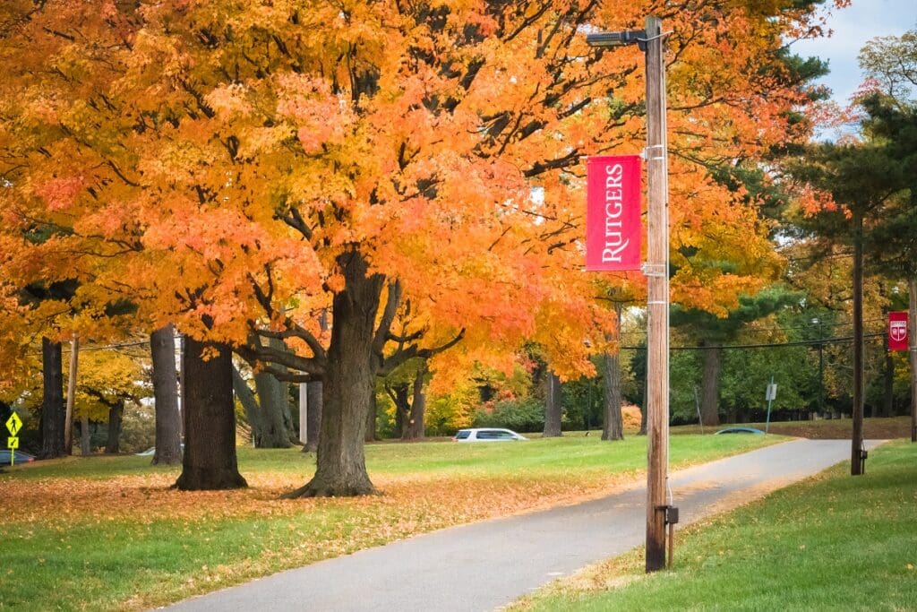 Rutgers University in the Fall