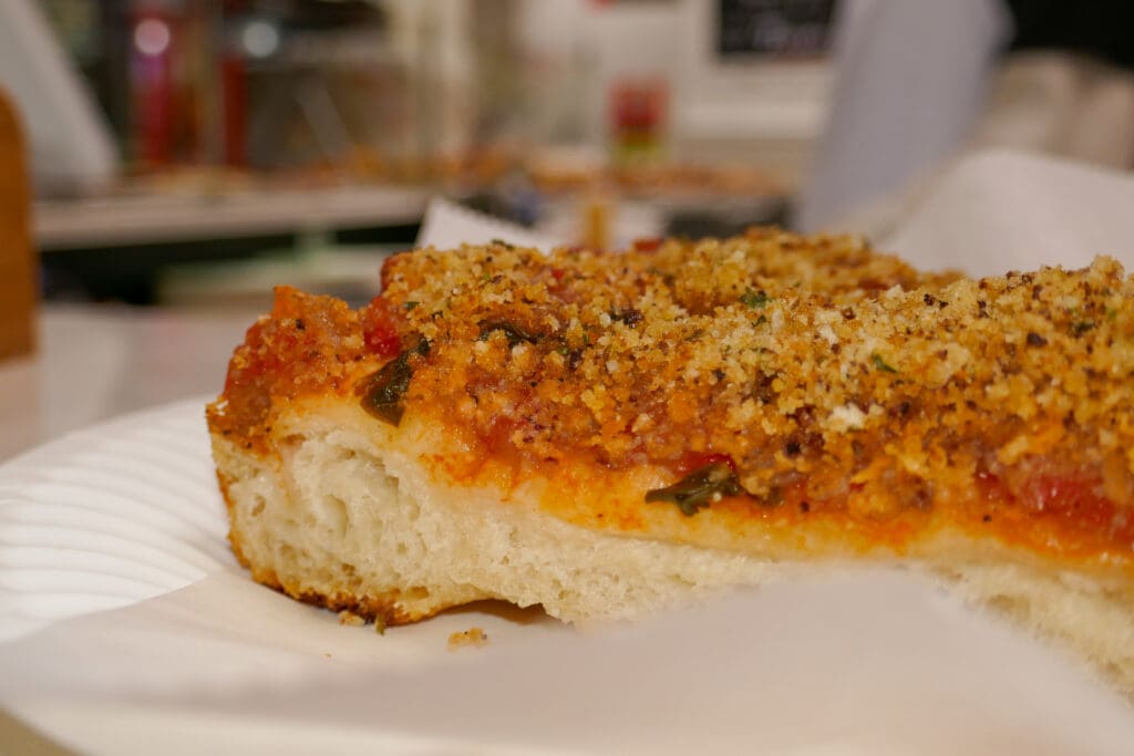 Breadcrumb-topped Sfincione