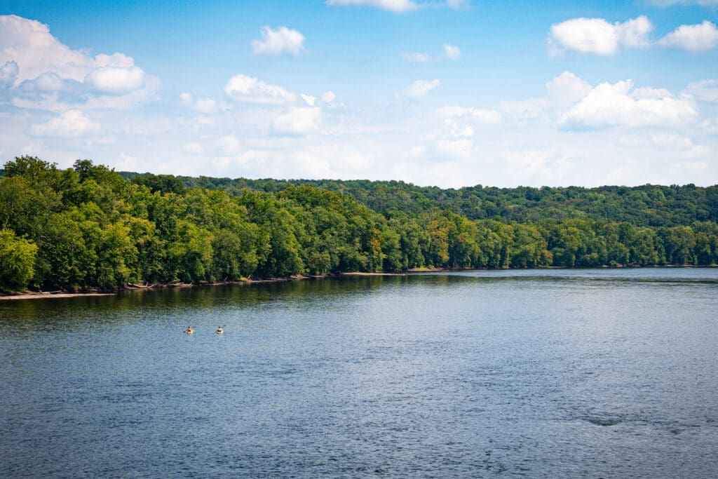 Views of the Delaware River on the western side of Hunterdon County | Photo by Philippe LeSaux