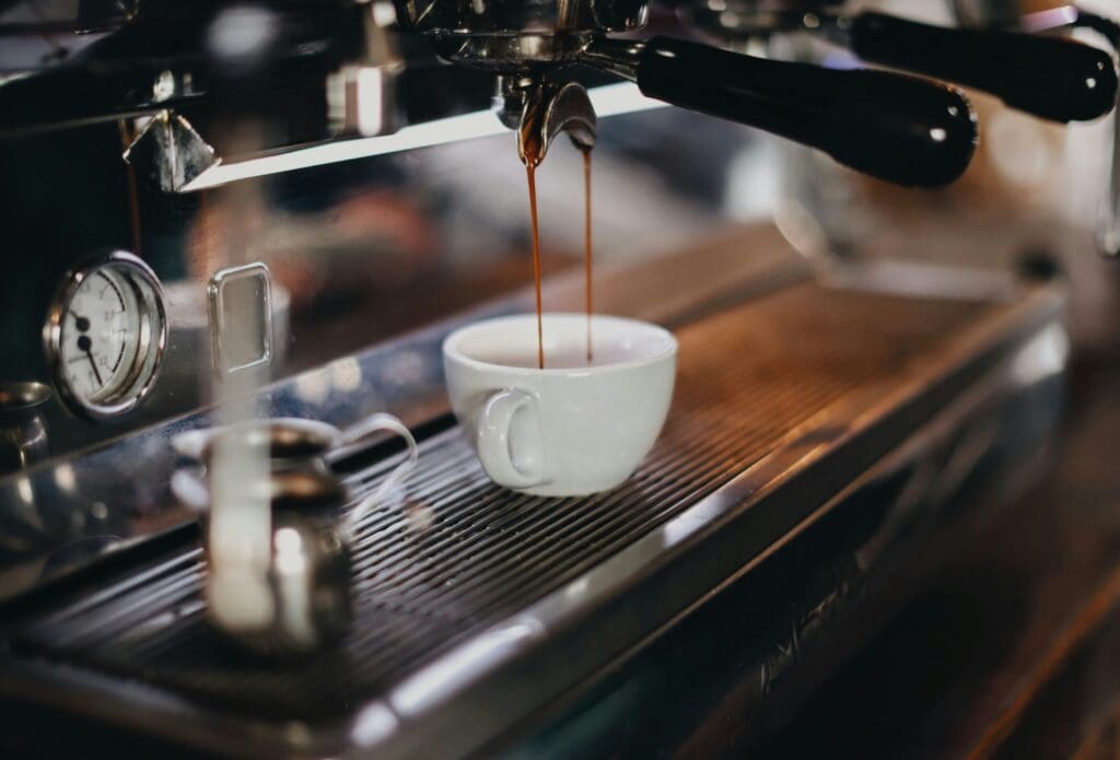 coffee pouring