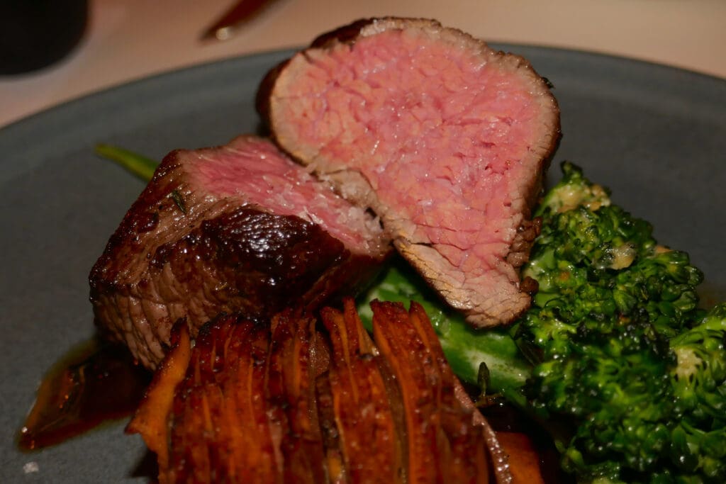 Teres Major, a tender cut of beef from the cow's shoulder