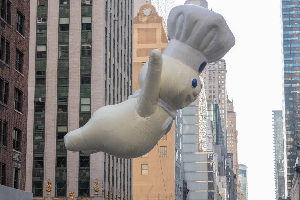 The Pillsbury Doughboy balloon