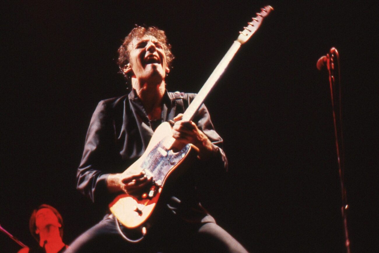 Bruce Springsteen performing born to run