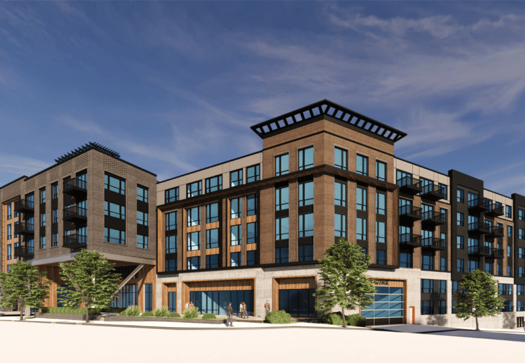 Rendering of new Hackensack apartment complex at site of old YMCA