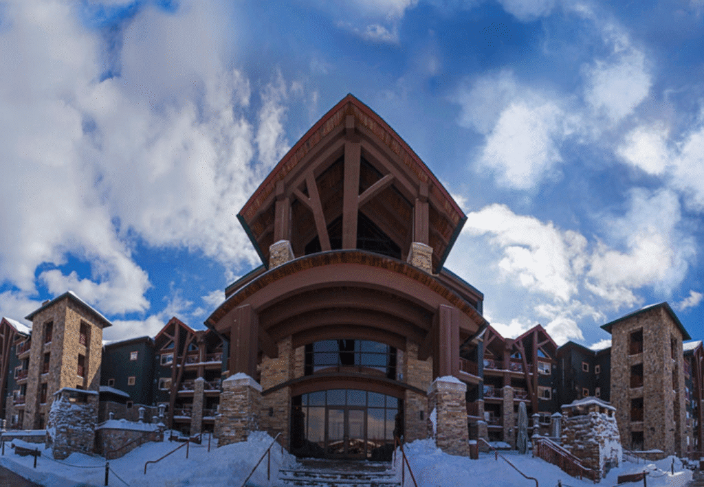 Crystal Springs panorama winter exterior