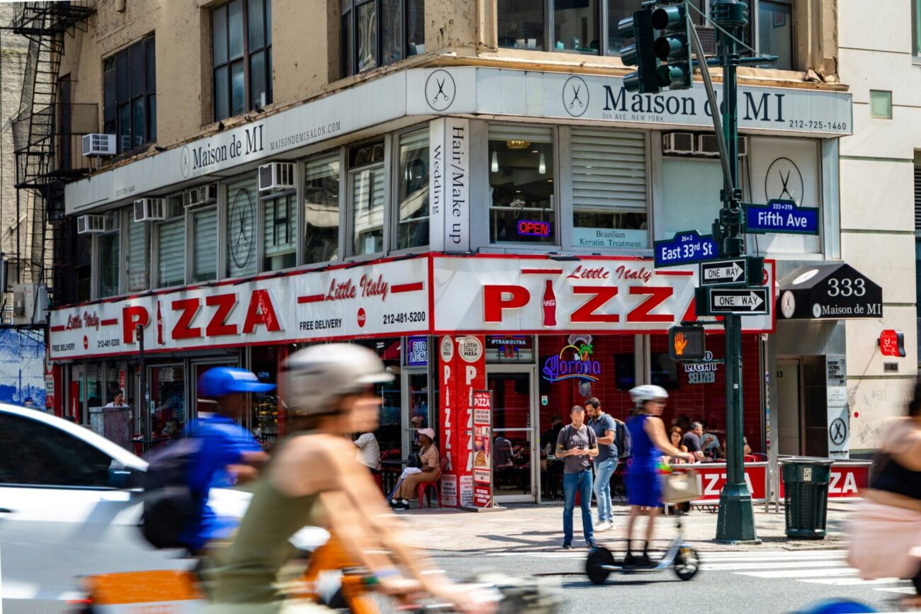 A pizzeria in New York City