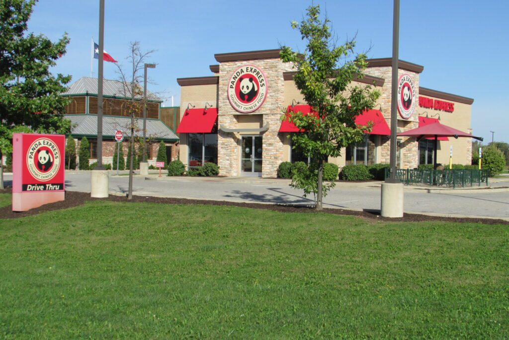 Panda Express restaurant exterior with logo