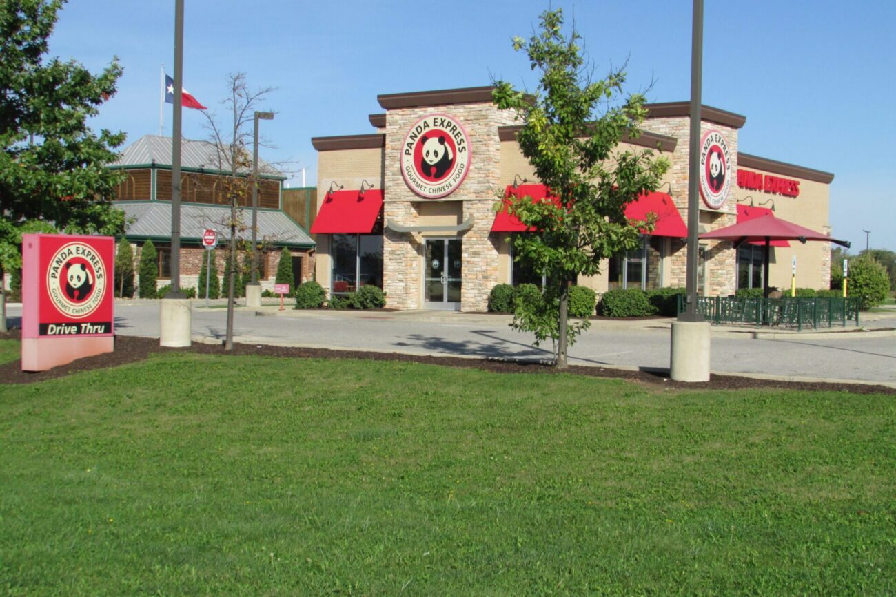 Panda Express restaurant exterior with logo