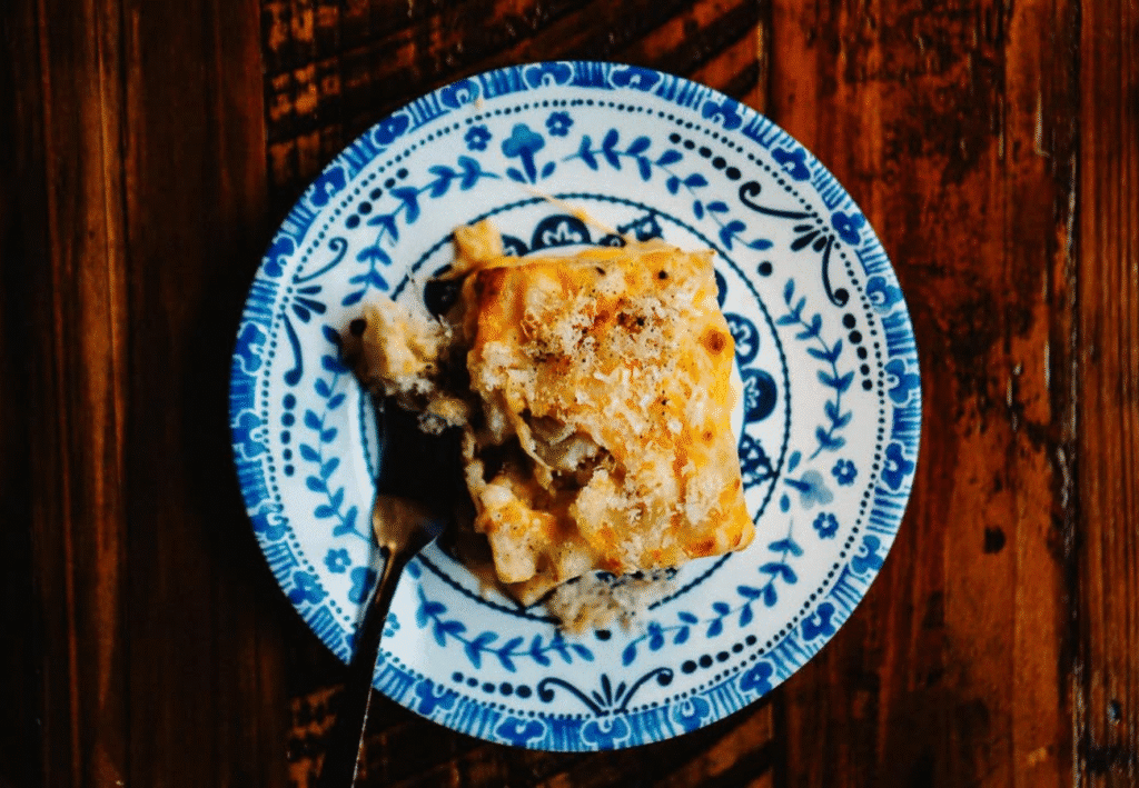 mac n cheese at Po Boy Riche