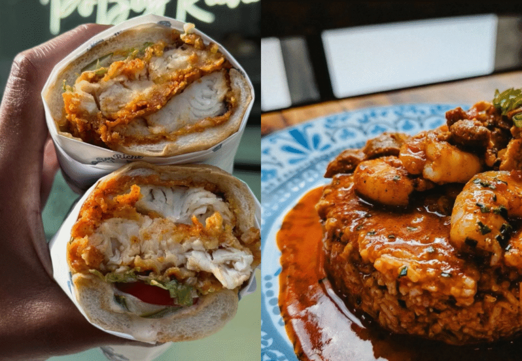 Catfish Po Boy and Jambalaya at Po Boy RIche in Jersey City