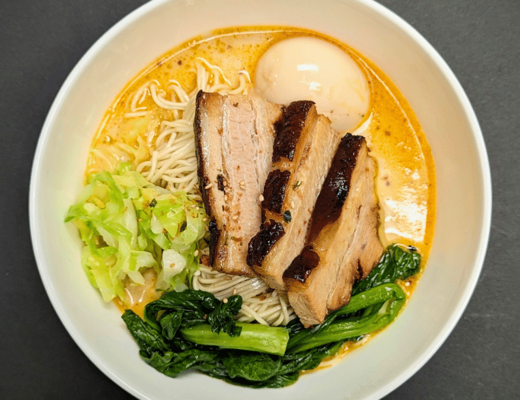 Tonkotsu ramen at Tenmomi Ramen in RUtherford, NJ