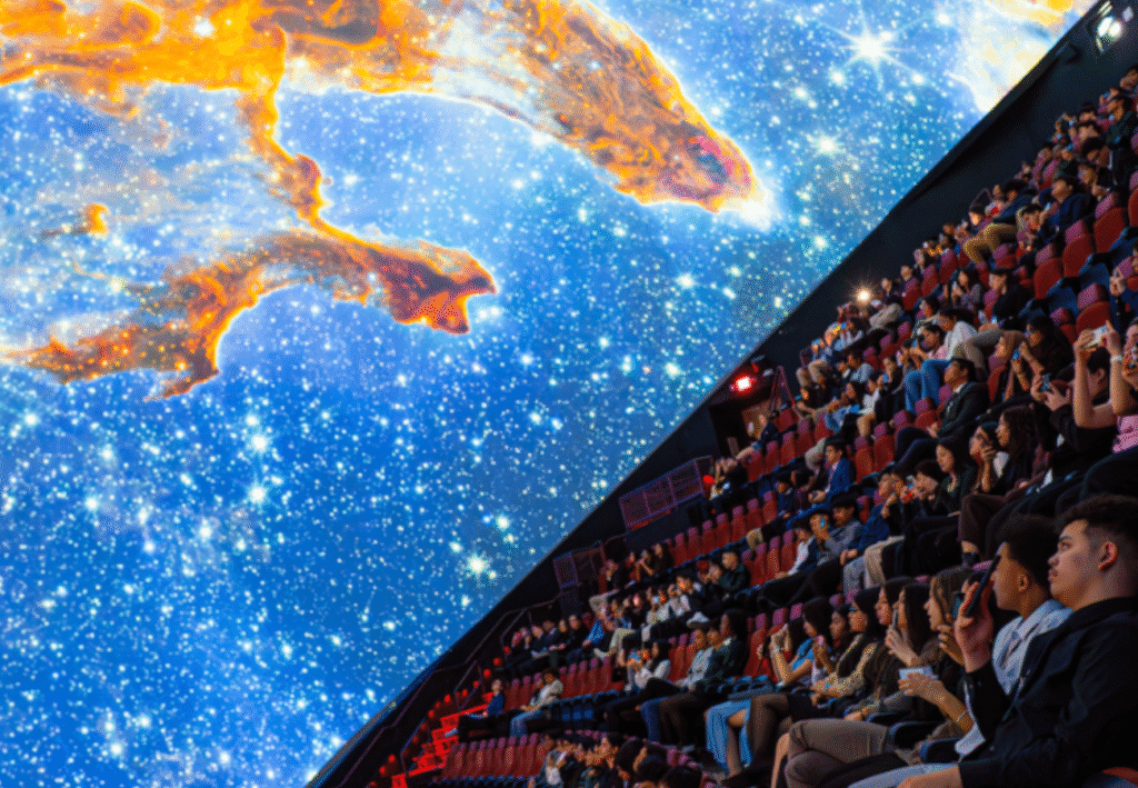 Liberty Science Center planetarium experience in Jersey City, NJ