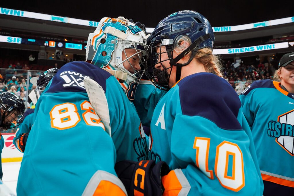 The New York Sirens of the PWHL