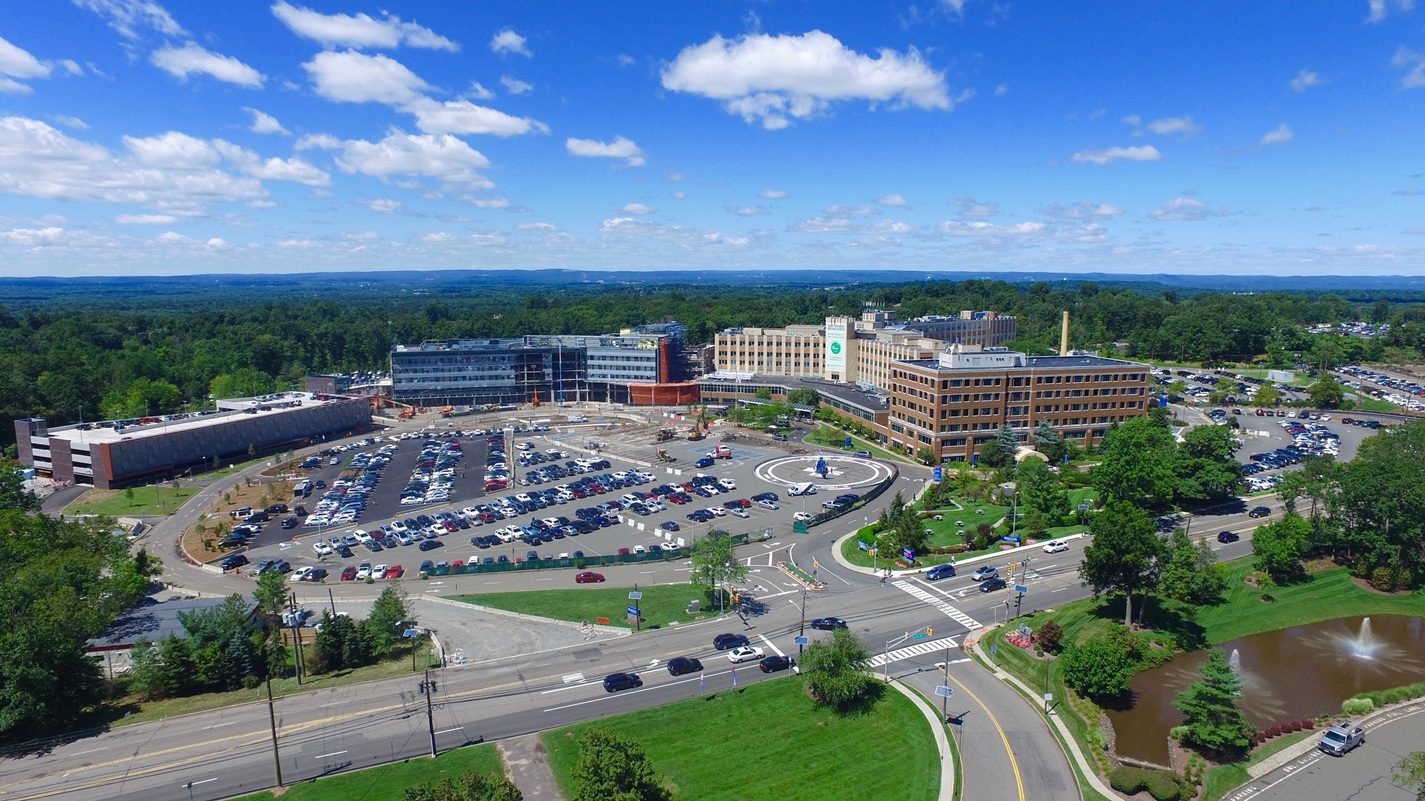 Exterior of a hospital in New Jersey