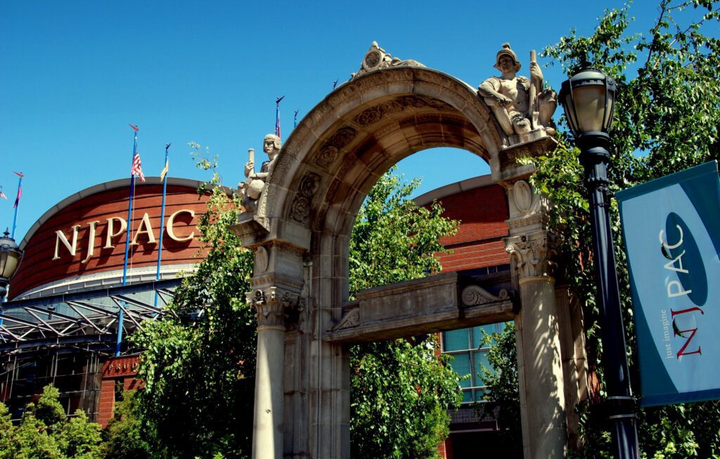 New Jersey Performing Arts Center exterior in Newark, NJ