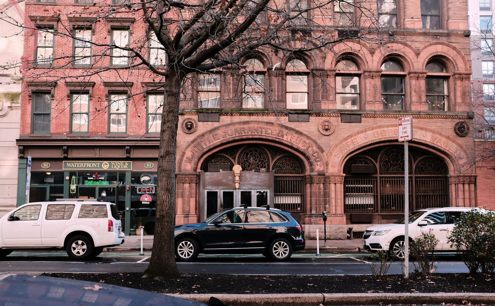 Jersey City storefronts as city faces historic $254 million budget crisis and seeks record $150 million state aid