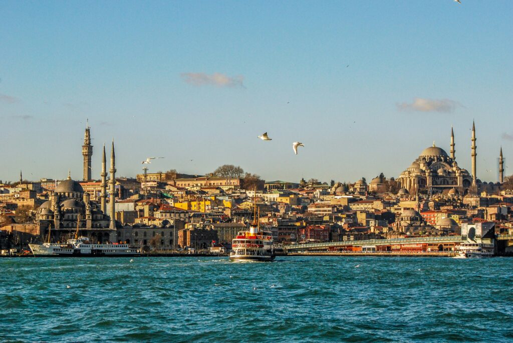 Istanbul skyline with historic mosques and waterfront as U.S. State Department issues travel warning for parts of Turkey affecting New Jersey travelers
