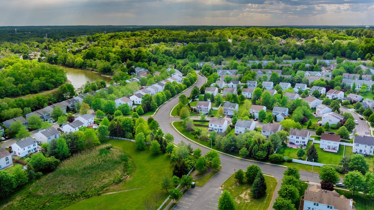 Suburban neighborhood in New Jersey where housing demand is rising across multiple ZIP codes