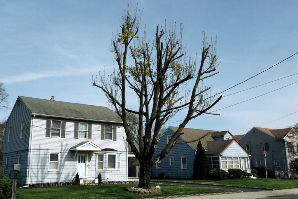 Suburban homes in New Jersey where property taxes are among the highest in the U.S.