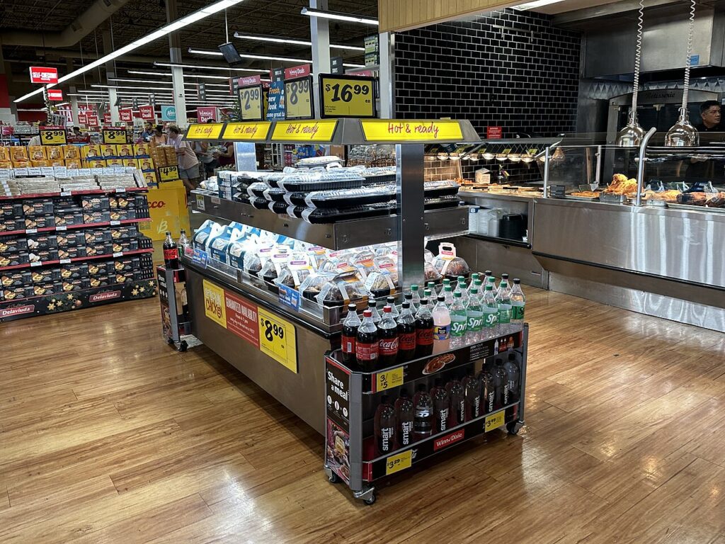 rotisserie chicken at grocery stores