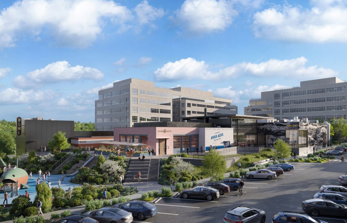 Rendering of The District at The Park mixed-use development in Berkeley Heights, New Jersey