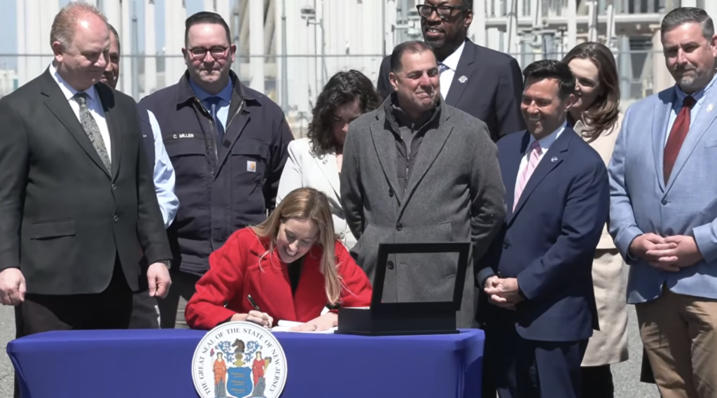 Governor Mikie Sherrill signs legislation lifting New Jersey's nuclear energy moratorium at the Salem Nuclear Power Plant